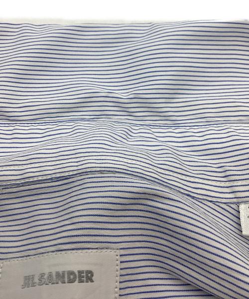 JIL SANDER（ジルサンダー）JIL SANDER (ジルサンダー) ストライプシャツ / AM740726 / イタリア製 ブルー サイズ:38の古着・服飾アイテム