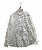 AURALEEオーラリー）の古着「WASHED FINX TWILL BIG SHIRTS / ウォッシュドフィンクスツイルビッグシャツ / A22AS02TN」｜ホワイト