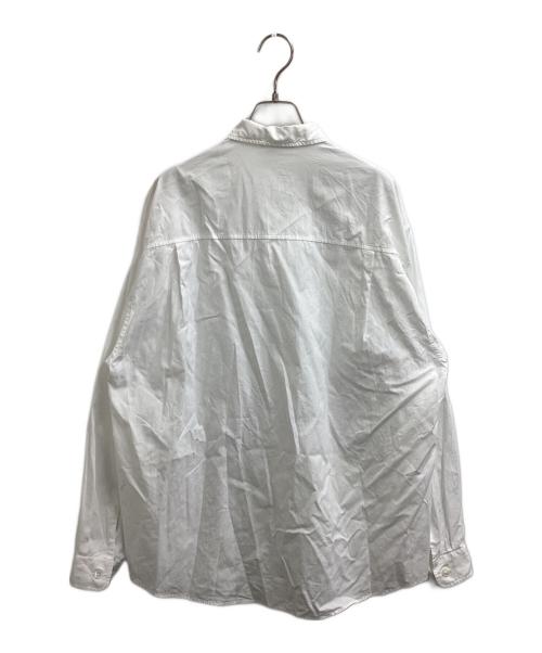 AURALEE（オーラリー）AURALEE (オーラリー) WASHED FINX TWILL BIG SHIRTS / ウォッシュドフィンクスツイルビッグシャツ / A22AS02TN ホワイト サイズ:4の古着・服飾アイテム