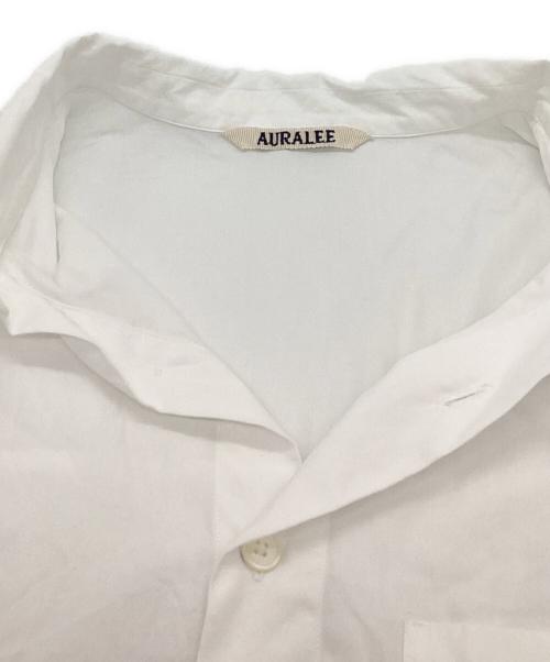 AURALEE（オーラリー）AURALEE (オーラリー) WASHED FINX TWILL BIG SHIRTS / ウォッシュドフィンクスツイルビッグシャツ / A22AS02TN ホワイト サイズ:4の古着・服飾アイテム