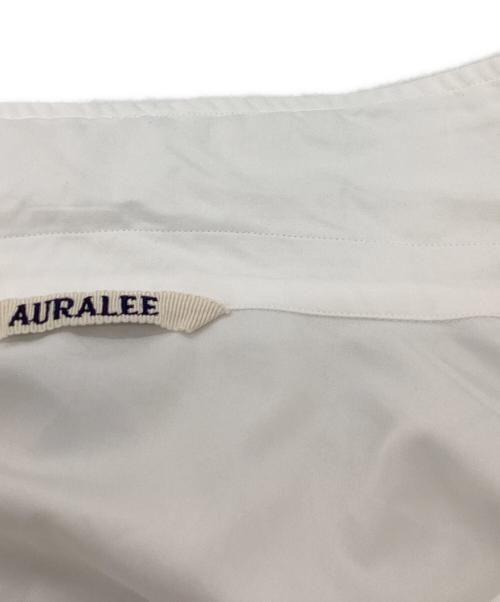 AURALEE（オーラリー）AURALEE (オーラリー) WASHED FINX TWILL BIG SHIRTS / ウォッシュドフィンクスツイルビッグシャツ / A22AS02TN ホワイト サイズ:4の古着・服飾アイテム