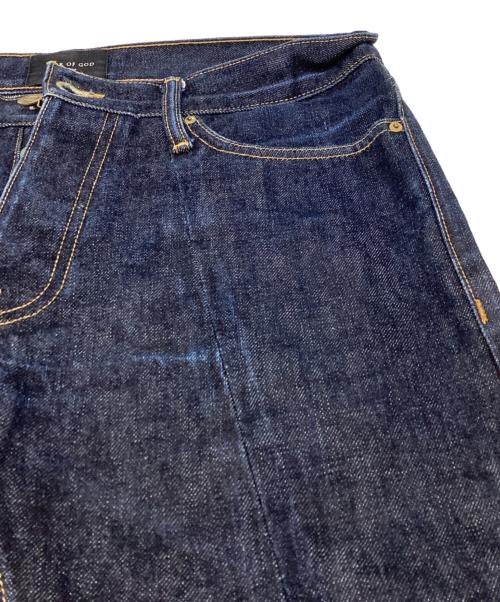 Fear Of God（フィア・オブ・ゴッド）FEAR OF GOD (フィア・オブ・ゴッド) Ankle Slim Zip Jeans / アンクル スリムジップジーンズ / USA製 インディゴ サイズ:31の古着・服飾アイテム