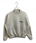 FOG ESSENTIALSフィアオブゴッド エッセンシャル）の古着「フロッキープリントクルーネックスウェット」｜グレー