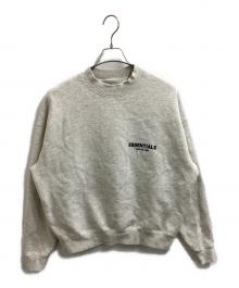 FOG ESSENTIALS（フィアオブゴッド エッセンシャル）の古着「フロッキープリントクルーネックスウェット」｜グレー