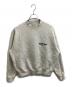 FOG ESSENTIALS（フィアオブゴッド エッセンシャル）の古着「フロッキープリントクルーネックスウェット」｜グレー