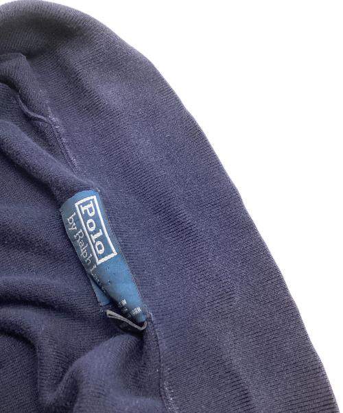 POLO RALPH LAUREN（ポロ・ラルフローレン）POLO RALPH LAUREN (ポロ・ラルフローレン) PIMA COTTON L/Sポロシャツ ネイビー サイズ:3XLTの古着・服飾アイテム