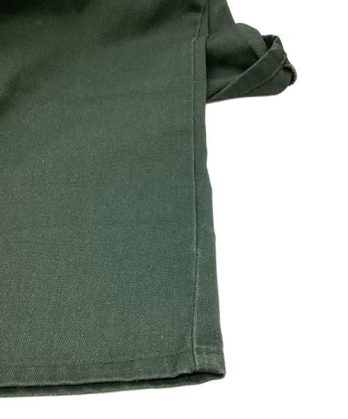 BEN DAVIS（ベンデイビス）BEN DAVIS (ベンデイビス) ハーフジップS/Sワークシャツ グリーン サイズ:Lの古着・服飾アイテム
