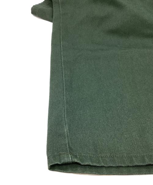 BEN DAVIS（ベンデイビス）BEN DAVIS (ベンデイビス) ハーフジップS/Sワークシャツ グリーン サイズ:Lの古着・服飾アイテム