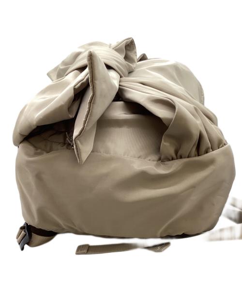 OUTDOOR PRODUCTS（アウトドア プロダクツ）OUTDOOR PRODUCTS　 (アウトドア プロダクツ) Firsthand　 (ファーストハンド) 別注リボンバックパック ベージュの古着・服飾アイテム