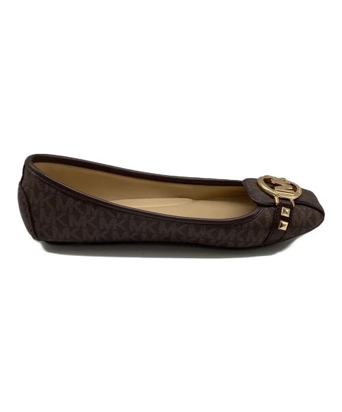 MICHAEL MICHAEL KORS（マイケル マイケルコース）MICHAEL MICHAEL KORS (マイケル マイケルコース) フラットパンプス / 1384 ブラウン サイズ:7.5の古着・服飾アイテム