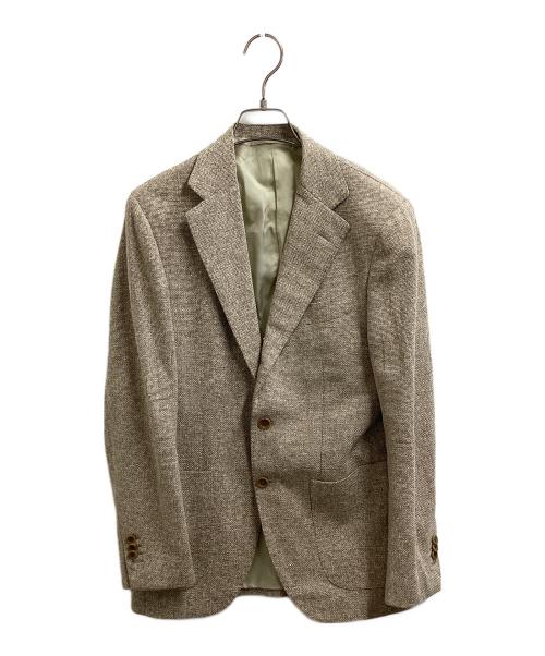 BEAMS F（ビームスエフ）BEAMS F (ビームスエフ) ホップサック ジャケット ベージュ サイズ:44の古着・服飾アイテム