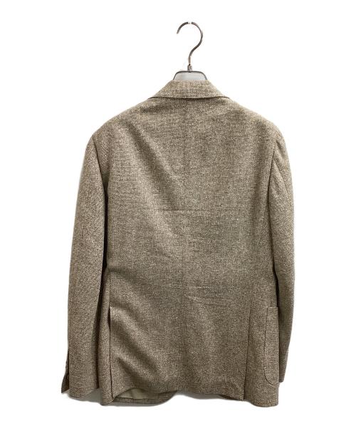 BEAMS F（ビームスエフ）BEAMS F (ビームスエフ) ホップサック ジャケット ベージュ サイズ:44の古着・服飾アイテム