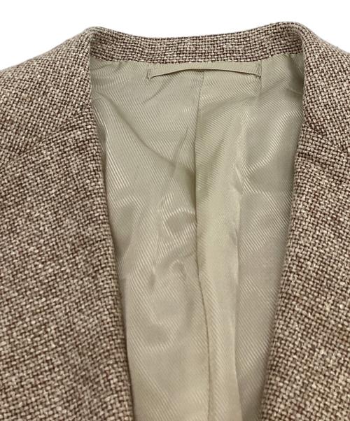 BEAMS F（ビームスエフ）BEAMS F (ビームスエフ) ホップサック ジャケット ベージュ サイズ:44の古着・服飾アイテム