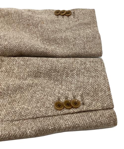 BEAMS F（ビームスエフ）BEAMS F (ビームスエフ) ホップサック ジャケット ベージュ サイズ:44の古着・服飾アイテム