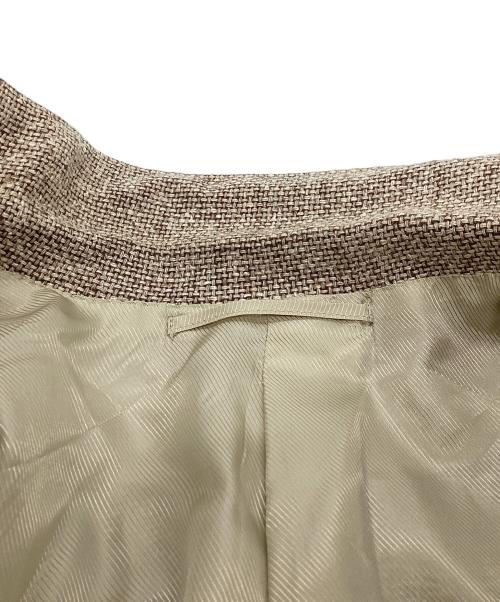 BEAMS F（ビームスエフ）BEAMS F (ビームスエフ) ホップサック ジャケット ベージュ サイズ:44の古着・服飾アイテム
