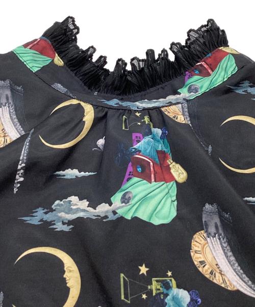 pays des  fees（ペイデフェ）pays des  fees (ペイデフェ) ムーンブラウス ブラック サイズ:表記無しの古着・服飾アイテム