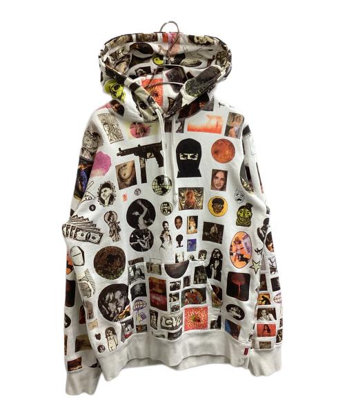 SUPREME（シュプリーム）Supreme (シュプリーム) Thrills Hooded Sweatshirt ホワイト サイズ:Mの古着・服飾アイテム