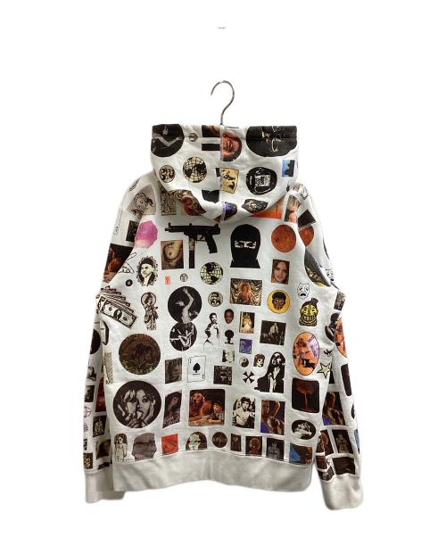 SUPREME（シュプリーム）Supreme (シュプリーム) Thrills Hooded Sweatshirt ホワイト サイズ:Mの古着・服飾アイテム
