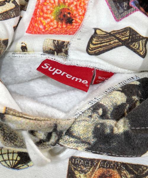 SUPREME（シュプリーム）Supreme (シュプリーム) Thrills Hooded Sweatshirt ホワイト サイズ:Mの古着・服飾アイテム