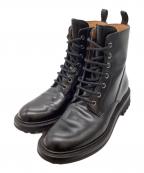 CHURCH'Sチャーチ）の古着「BLACK LEATHER ANKLE BOOTS / NANALAH LW」｜ブラック