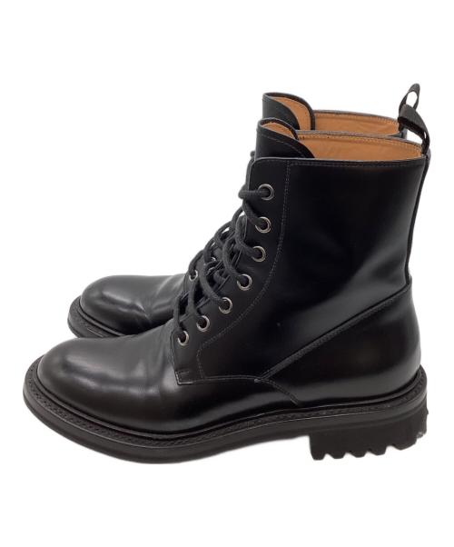 CHURCH'S（チャーチ）CHURCH'S (チャーチ) BLACK LEATHER ANKLE BOOTS / NANALAH LW  ブラック サイズ:36 1/2の古着・服飾アイテム