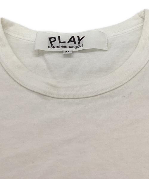 PLAY COMME des GARCONS（プレイコムデギャルソン）PLAY COMME des GARCONS (プレイコムデギャルソン) T-Shirt With Black Emblem / 黒ハートロゴ Tシャツ / AX-T064 / AD2023 ホワイト サイズ:Mの古着・服飾アイテム