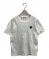 PLAY COMME des GARCONS（プレイコムデギャルソン）の古着「T-Shirt With Black Emblem / 黒ハートロゴ Tシャツ / AX-T064 / AD2023」｜ホワイト