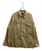 Patagoniaパタゴニア）の古着「02年製 ロングスリーブシャツ」｜ベージュ