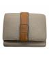 LOEWE（ロエベ）の古着「トライフォールドウォレット / C660TR2X03」｜ベージュ