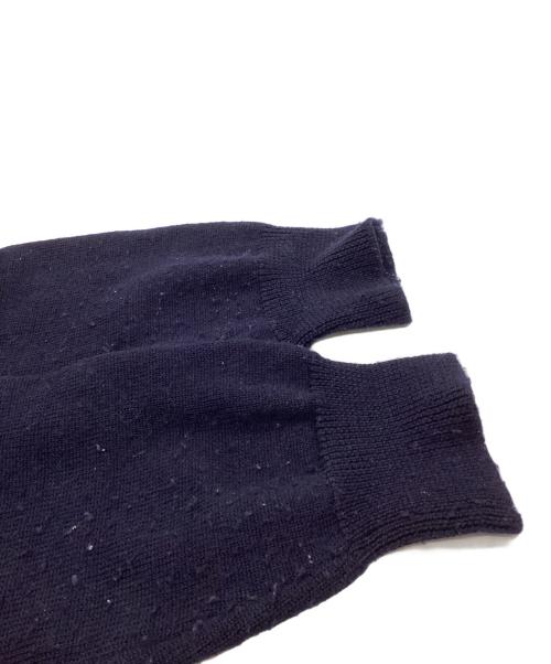 Y's（ワイズ）Y's (ワイズ) 格子柄ラグランニット / YV-K74-149 ネイビー サイズ:2の古着・服飾アイテム