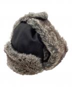 YOHJI YAMAMOTO×New Eraヨウジヤマモト×ニューエラ）の古着「フライトキャップ」｜ブラック