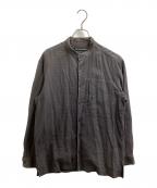 ISSEY MIYAKE MENイッセイミヤケメン）の古着「クロスプラッド 長袖シャツ」｜グレー