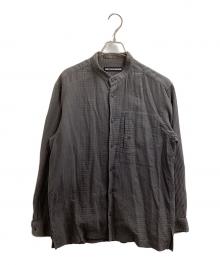 ISSEY MIYAKE MEN（イッセイミヤケメン）の古着「クロスプラッド 長袖シャツ」｜グレー