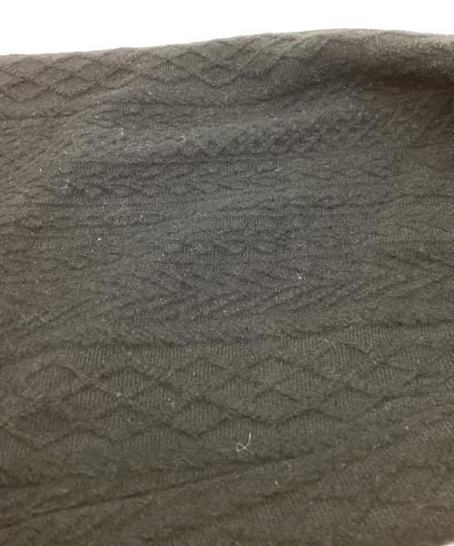 Y's（ワイズ）Y's (ワイズ) CABLE JQ KNIT ELASTIC WAIST PANTS ブラック サイズ:2の古着・服飾アイテム