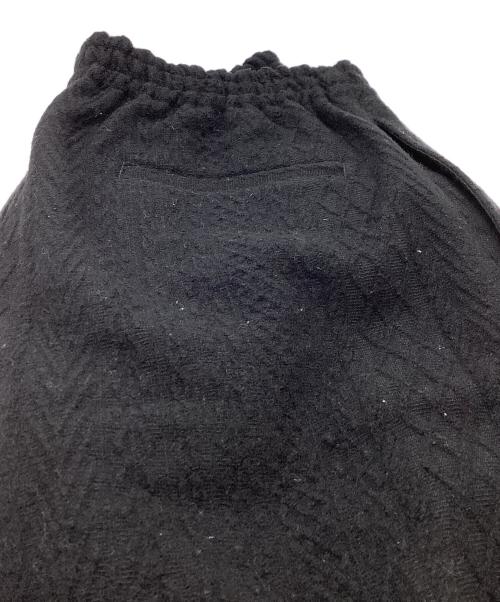 Y's（ワイズ）Y's (ワイズ) CABLE JQ KNIT ELASTIC WAIST PANTS ブラック サイズ:2の古着・服飾アイテム