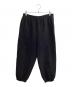 Y's（ワイズ）の古着「CABLE JQ KNIT ELASTIC WAIST PANTS」｜ブラック