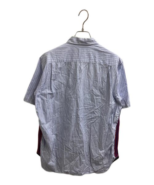 COMME des GARCONS HOMME（コムデギャルソン オム）COMME des GARCONS HOMME (コムデギャルソン オム) フロント切替S/Sシャツ / HA-S060 / AD2007 ブルー サイズ:Mの古着・服飾アイテム