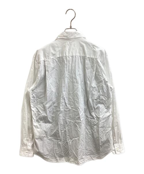 COMME des GARCONS HOMME PLUS（コムデギャルソンオムプリュス）COMME des GARCONS HOMME PLUS (コムデギャルソンオムプリュス) Fake hole L/S shirt / AD2014 / PN-B016　 ホワイト サイズ:Mの古着・服飾アイテム