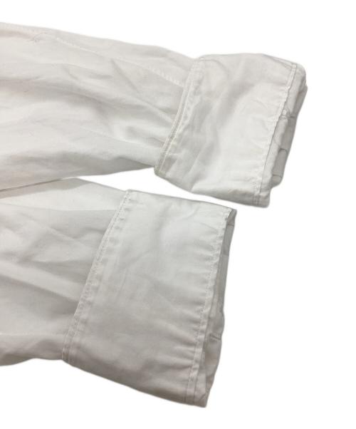 COMME des GARCONS HOMME PLUS（コムデギャルソンオムプリュス）COMME des GARCONS HOMME PLUS (コムデギャルソンオムプリュス) Fake hole L/S shirt / AD2014 / PN-B016　 ホワイト サイズ:Mの古着・服飾アイテム