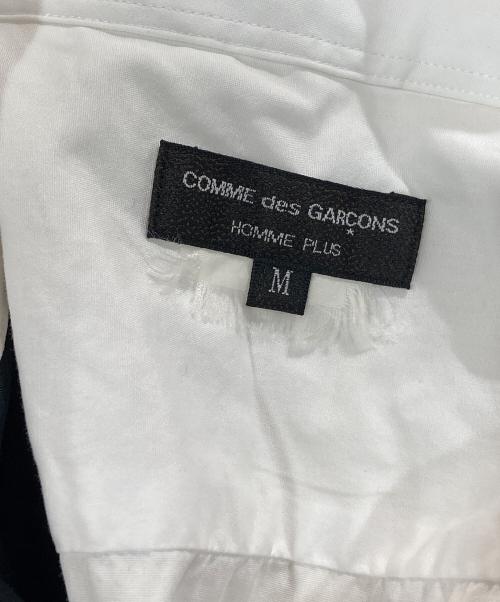 COMME des GARCONS HOMME PLUS（コムデギャルソンオムプリュス）COMME des GARCONS HOMME PLUS (コムデギャルソンオムプリュス) Fake hole L/S shirt / AD2014 / PN-B016　 ホワイト サイズ:Mの古着・服飾アイテム