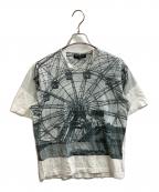 COMME des GARCONS HOMMEコムデギャルソン オム）の古着「観覧車転写Tシャツ / AD2005 /」｜ホワイト