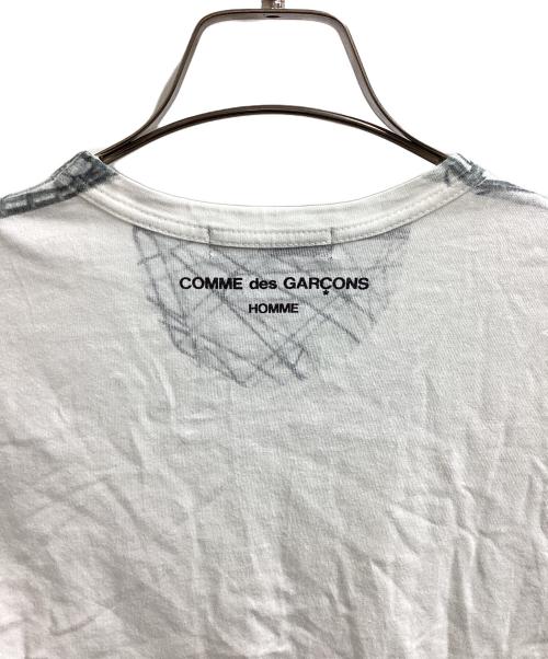 COMME des GARCONS HOMME（コムデギャルソン オム）COMME des GARCONS HOMME (コムデギャルソン オム) 観覧車転写Tシャツ / AD2005 / ホワイト サイズ:Mの古着・服飾アイテム