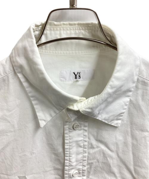 Y's（ワイズ）Y's (ワイズ) コットンシャツ ホワイト サイズ:3の古着・服飾アイテム