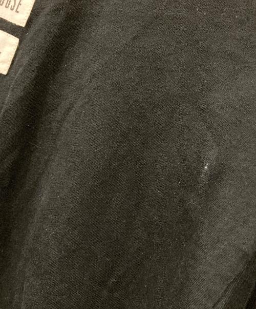 KARL HELMUT（カールヘルム）Karl Helmut (カールヘルム) PINK HOUSE (ピンクハウス) ハーフジップTシャツ ブラック サイズ:Lの古着・服飾アイテム