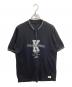 Karl Helmut（カールヘルム）の古着「ハーフジップTシャツ」｜ブラック