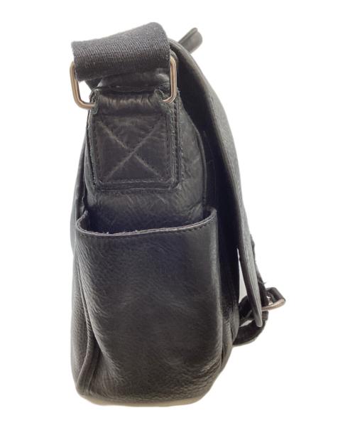 L.L.Bean（エルエルビーン）L.L.Bean (エルエルビーン) レザーメッセンジャーバッグ ブラックの古着・服飾アイテム