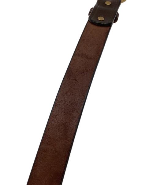 TORY LEATHER（トリーレザー）TORY LEATHER　 (トリーレザー) 2260 Brass Hoof Pick Belt / USA製 ブラウン サイズ:36の古着・服飾アイテム