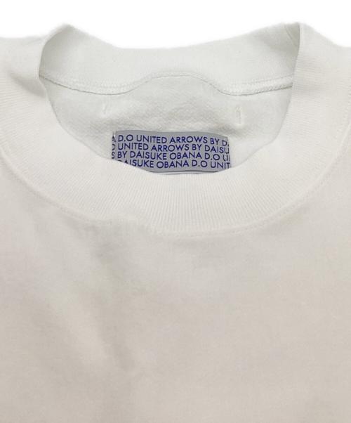 UNITED ARROWS & SONS（ユナイテッドアローズ＆サンズ）UNITED ARROWS & SONS (ユナイテッドアローズ＆サンズ) D/SL TEE / by DAISUKE OBANA / 5517-299-0894 ホワイト サイズ:Mの古着・服飾アイテム