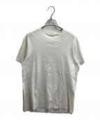PRADAプラダ）の古着「トライアングルロゴパッチTシャツ / UJM492 S181」｜ホワイト