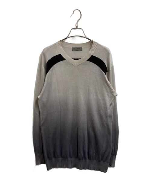 Yohji Yamamoto pour homme（ヨウジヤマモト プールオム）Yohji Yamamoto pour homme (ヨウジヤマモト プールオム) Gradation Loose Knit / HB-K02-090 グレー サイズ:3の古着・服飾アイテム